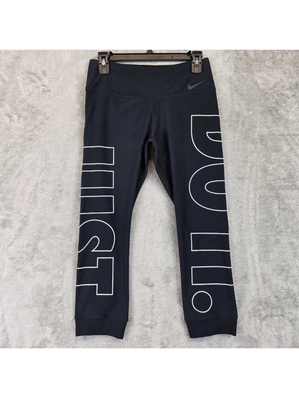 Nike Dri-FIT Pants Womens M Black Legend Joggers Training Just Do It AH6756-010